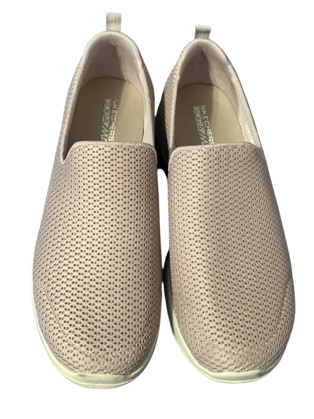 Skechers Slip-On Sneakers in Light Beige